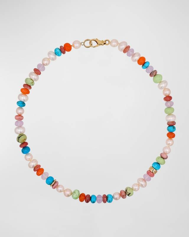 14K California Days Mixed Bead Necklace